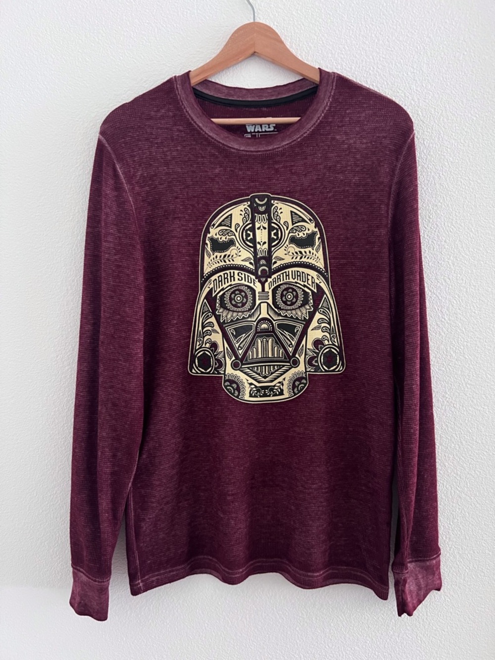 Star Wars Darth Vader Waffle Knit Long Sleeve